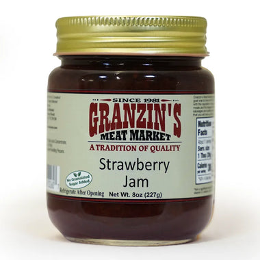 Granzin's Strawberry Jam 8oz.